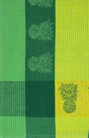bright-green-pineapples-waffle-weave-towel