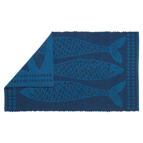 Fish Market Jacquard Rug