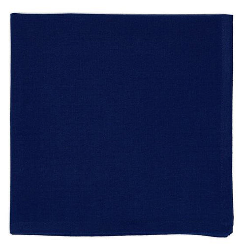 Solid Anchor Blue Cotton Napkin
