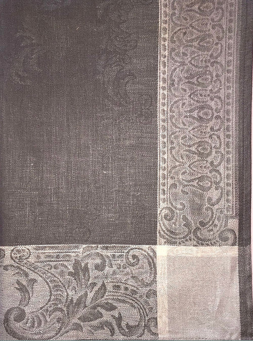Russian Linen Gray Kitchen Towel