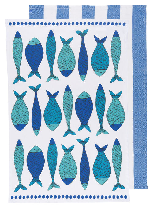 School of Fish Cotton Towel Set