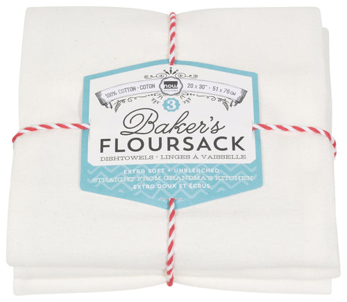 Natural Flour Sack Towels Set