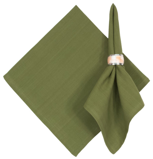 Solid Fern Green Cotton Napkin