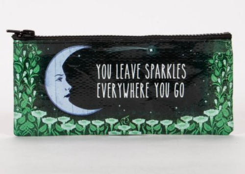 Moon Face 4.25"X8.5" Zipper Bag