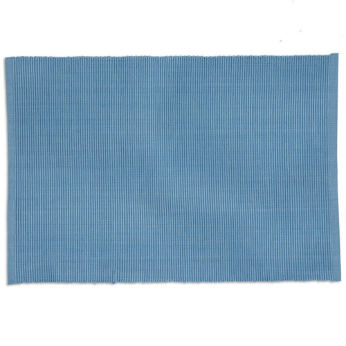 Denim Blue Ribbed Placemat