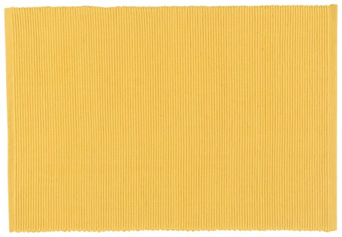 Yellow Ribbed Placemat