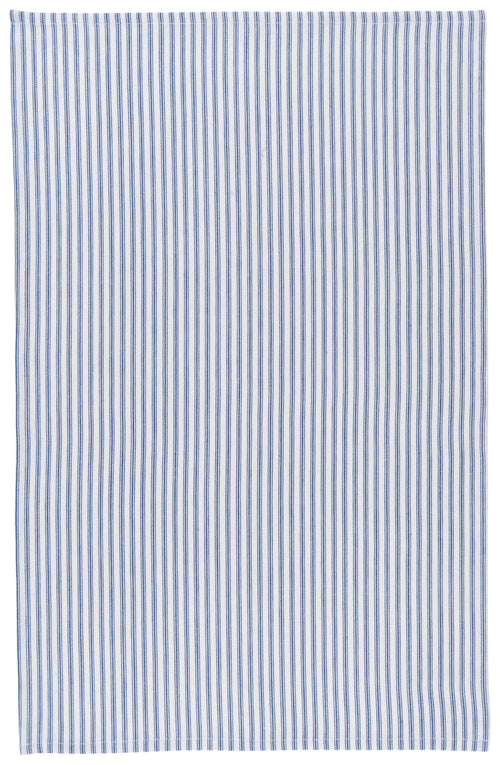 Blue Stripe Cotton Glass Towel Set