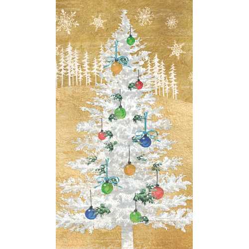 Woodland Golden Tree Guest Towel