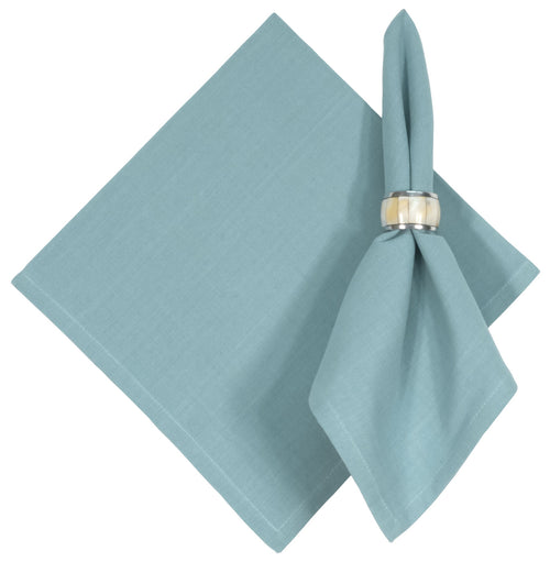 Solid Crystal Blue Cotton Napkin