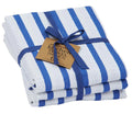 Blue Stripes 3 Piece Heavyweight Dish Towel Set