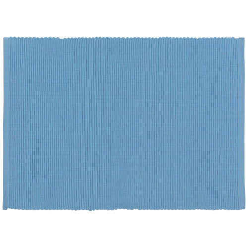French Blue Ribbed Placemat