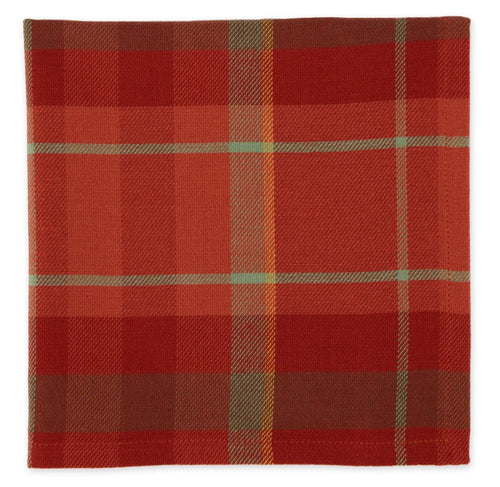 Wintry Deep Red Cloth Napkin