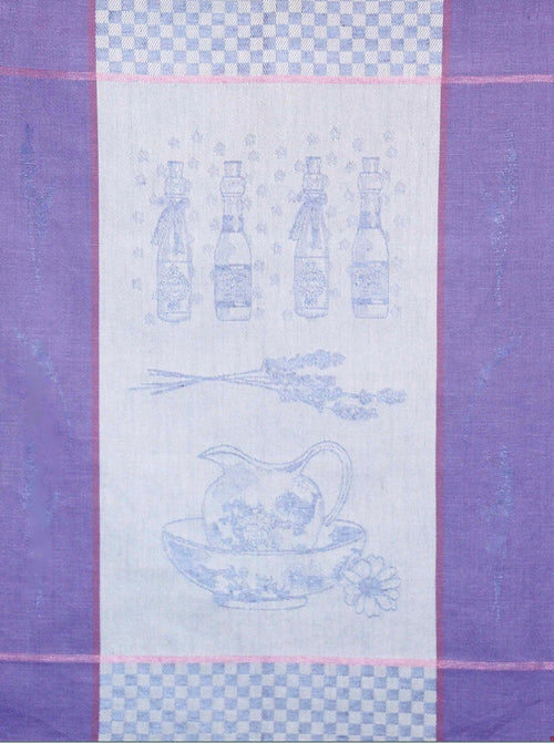 Lavender Cotton Jacquard Tea Towel