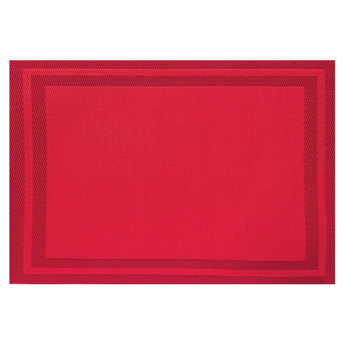 Red Poly Placemat