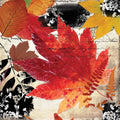 Autumn Collage Lunch Napkin Back