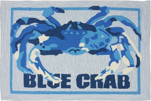 Blue Crab Kitchen Rug