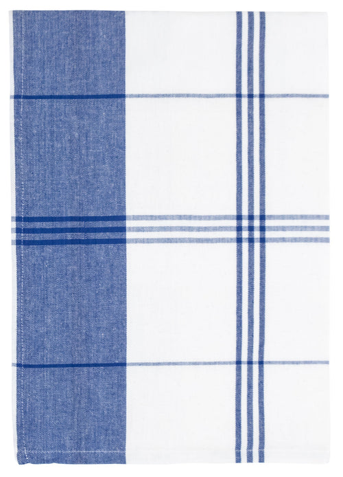 Blue White Windowpane Towel
