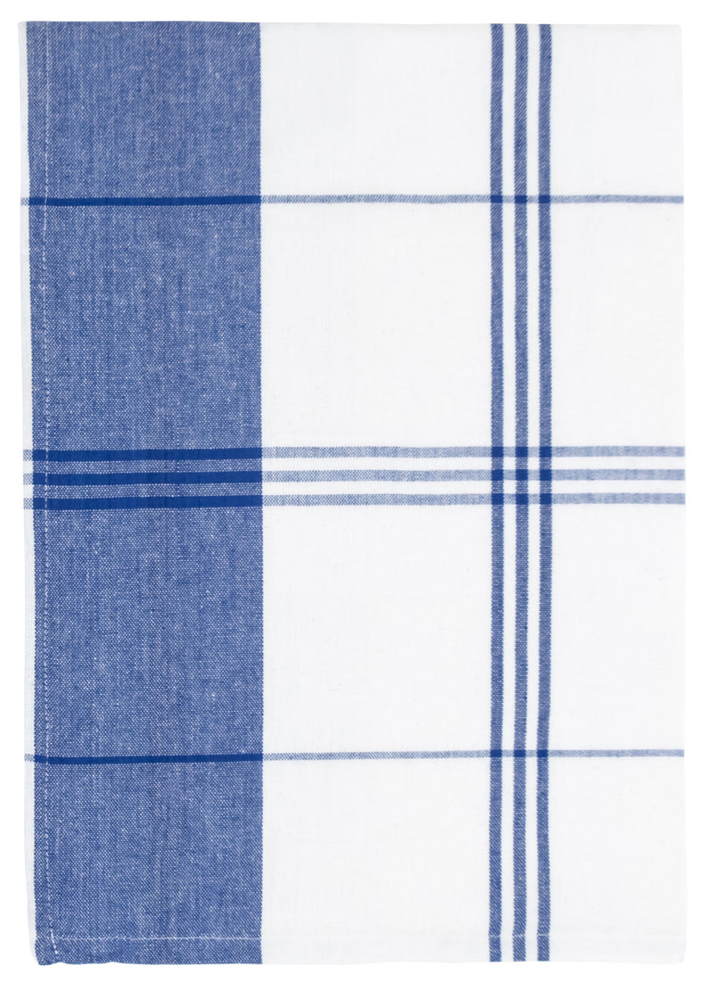 Blue White Windowpane Towel