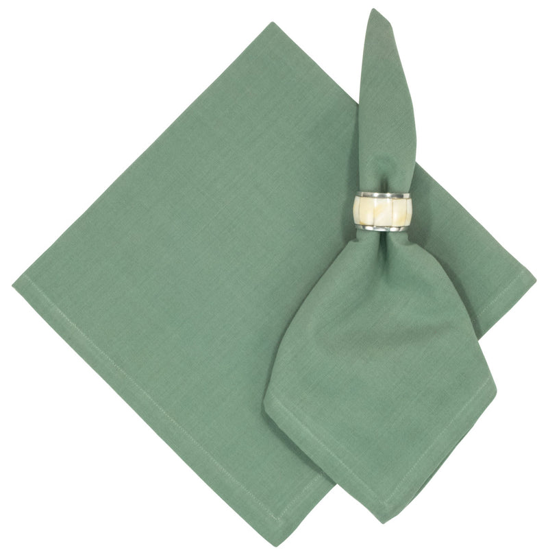 Clover Green Solid Cotton Napkin