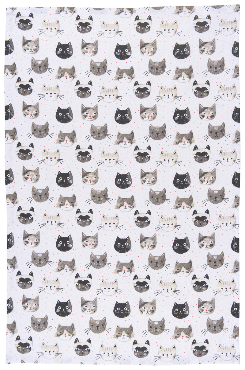 Cats Meow Cotton Dish Towel