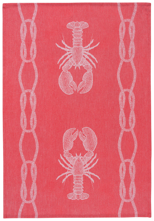 Red Lobster Jacquard Dish Towel
