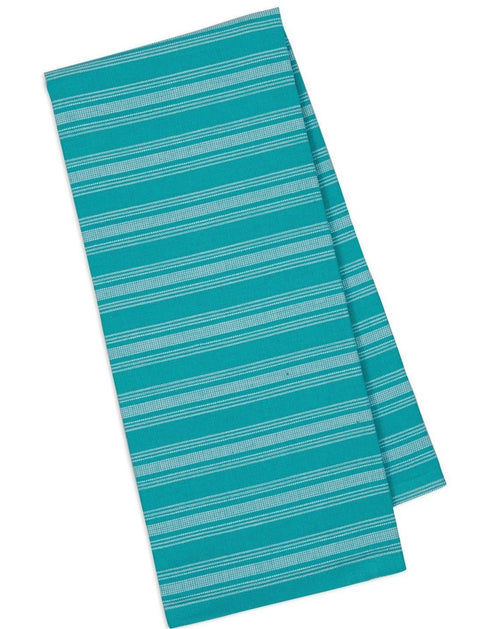 Turquoise Stripe Dish Towel