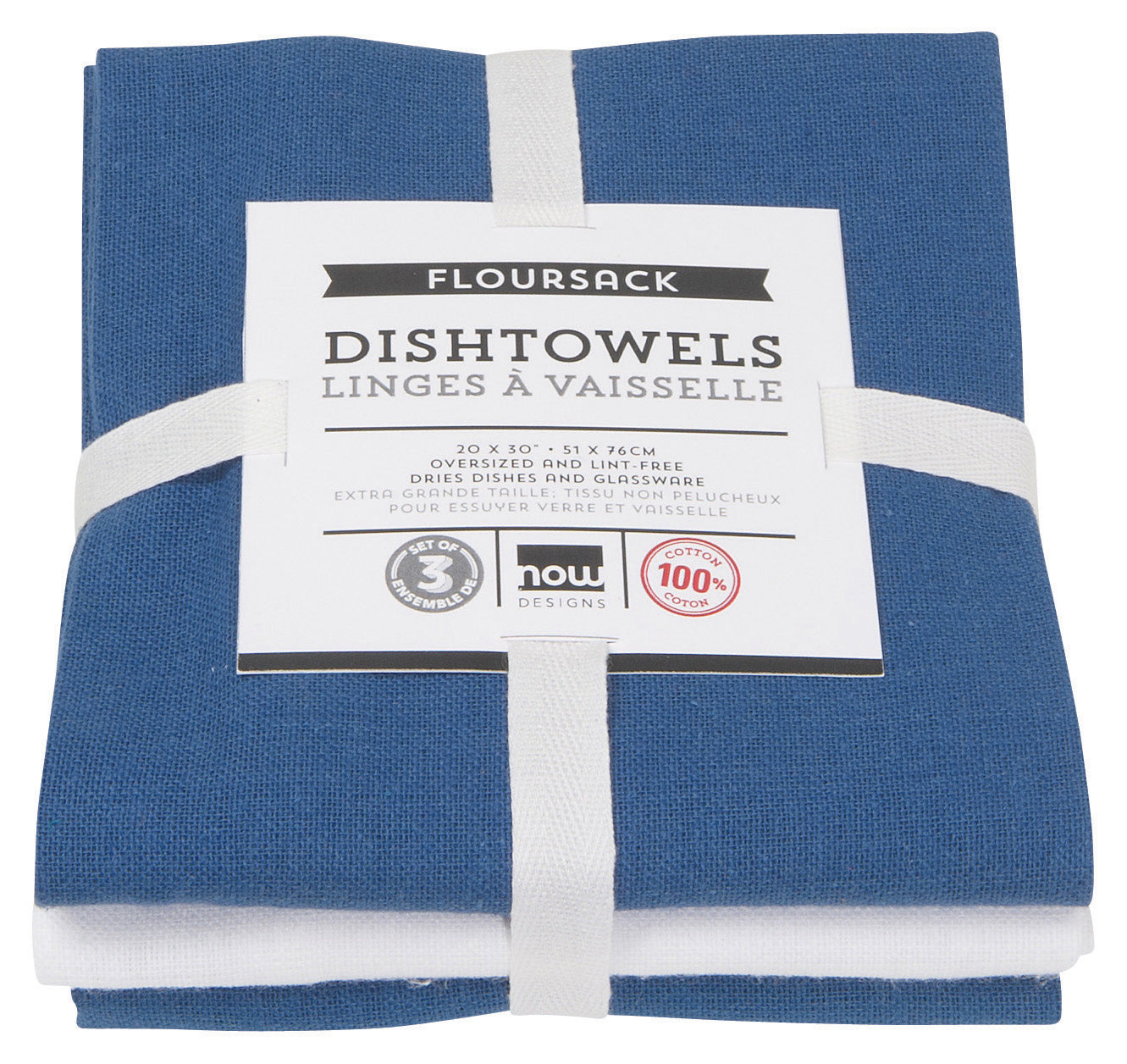 Flour Sack Dish Towels, Kitchen Towels 100% Cotton Each Towel Size