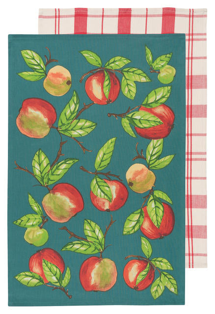 Apple Orchard Cotton Dish Towel Set – Wild Cotton Linens