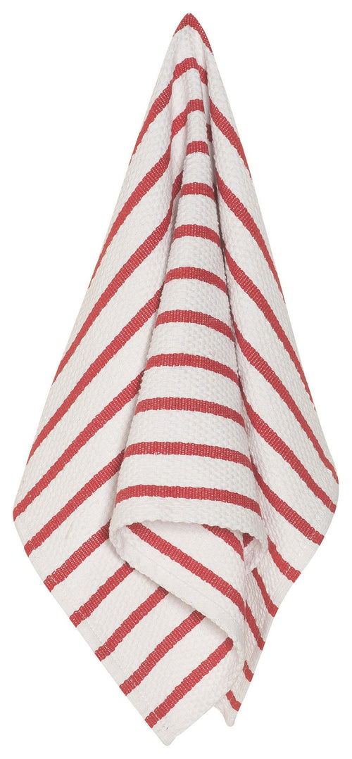 Red Basketweave Dish Towel