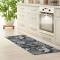 Long Gray Kitchen Rug By Sink