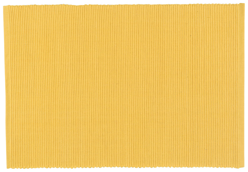 Yellow Ribbed Placemat