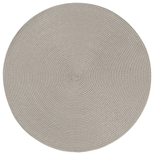 Gray Round Placemat