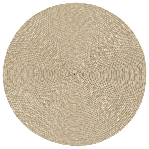 Taupe Round Placemat