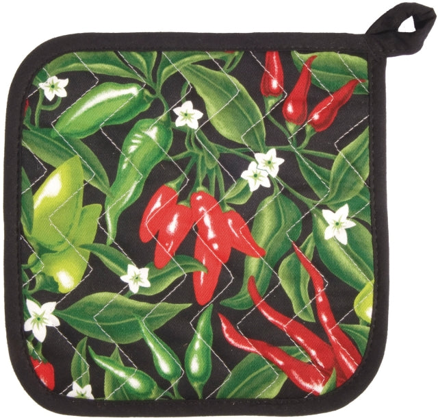 Chili Peppers Quilted Pot Holder