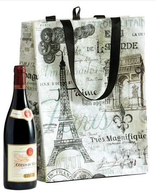 Vintage Parisian Shopping Bag