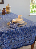 Starry Night 70x90 Blue Tablecloth